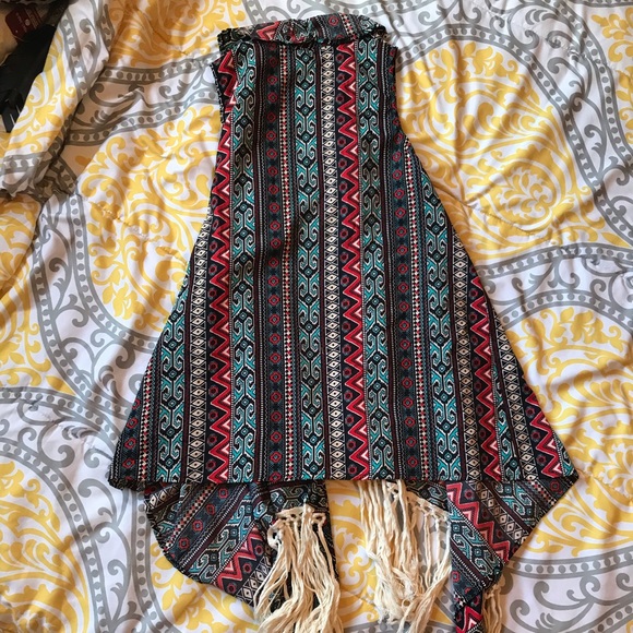 R Cinco Ranch aztec vest with fringe - Picture 4 of 4